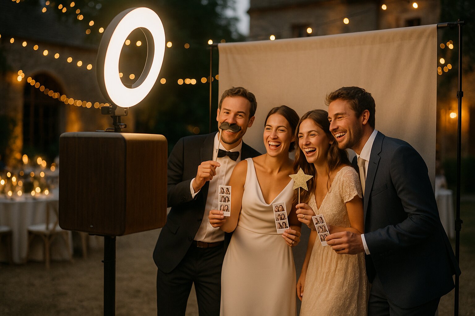 Photobooth en animation lors d’un événement à Paray-le-Monial